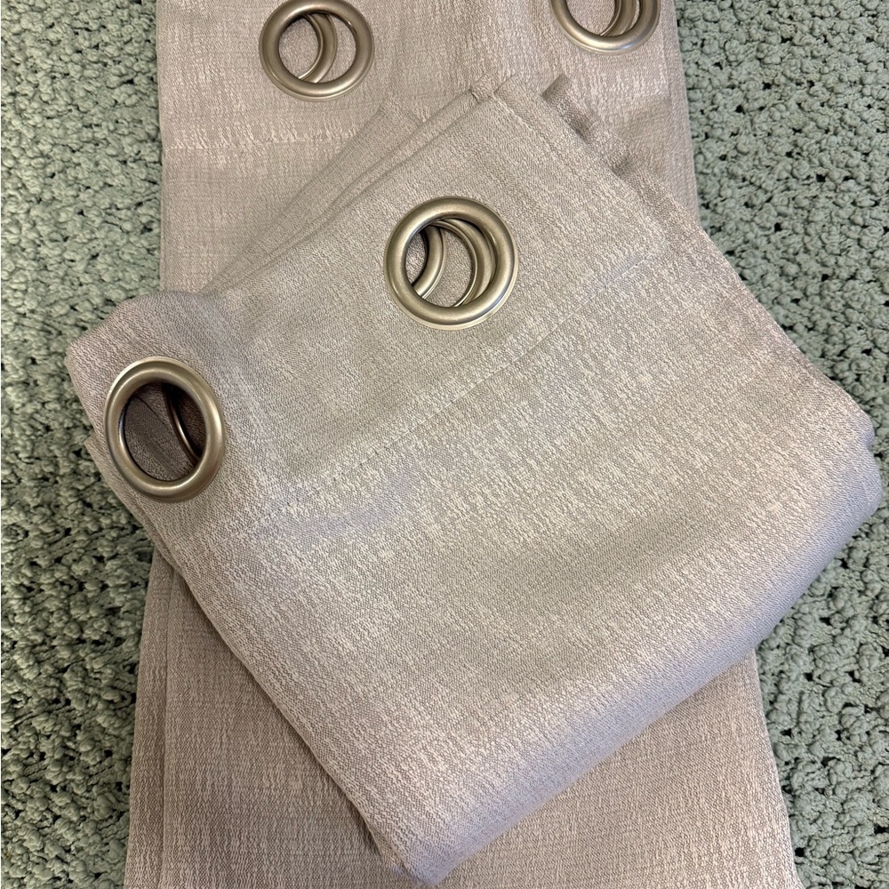 Elegant Cream Textured Curtains